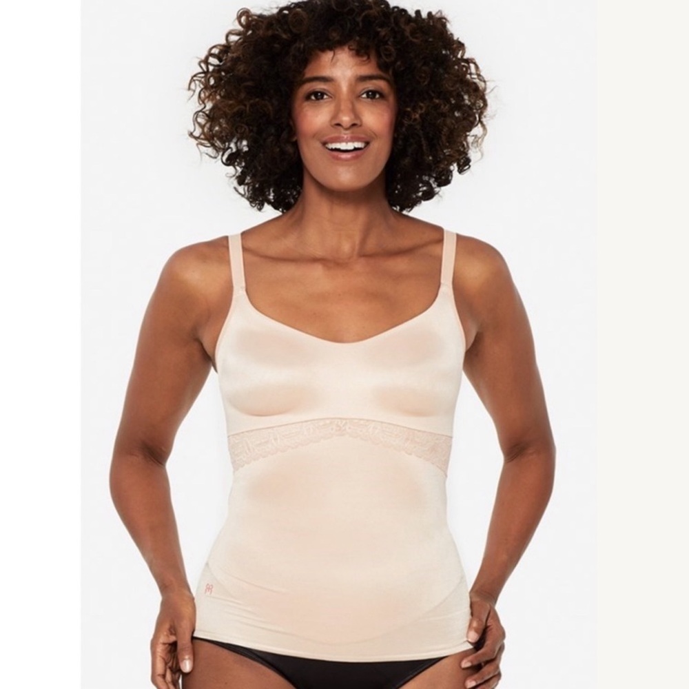 Size 36 Ruby Ribbon Full Support Nude Lace Cami